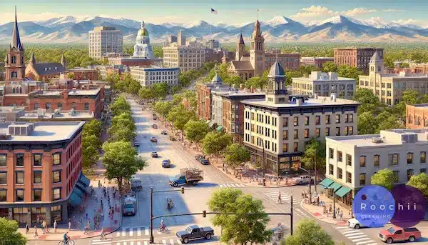 Capitol Hill Denver with iconic architecture, tree-lined streets, and urban charm, highlighting the need for the best cleaning services in Capitol Hill.